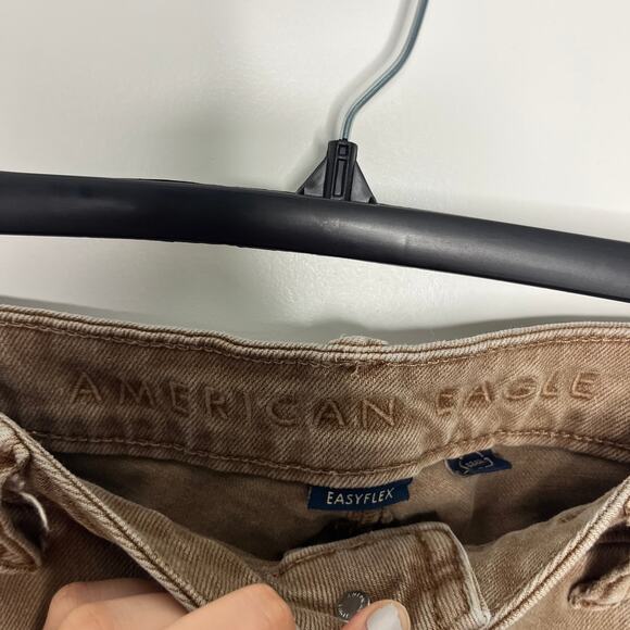 American Eagle Men’s Jeans Size 34x30 Brown Athletic Fit Easy Flex Stretch - Picture 5 of 9